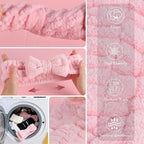 DiyJibb 9 Pcs Spa Headband for Washing Face, Skincare Headband and Wristband Set - Image 7