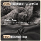 ZonLi Fluffy Body Pillow for Adults, Fuzzy Faux Fur Body Pillow - Image 3