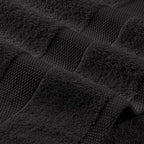 Black Bath Towel Set of 6 - Image 7