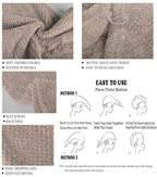 ELLEWIN Hair Towel Wrap 3 Pack, Microfiber Hair Drying Shower Turban - Image 4