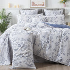 FADFAY Twin XL Duvet Cover Set Floral Bedding Percale Cotton 600 TC College by CottonWorldSweetDream
