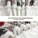 LaffyLo Electric Heated Blanket Full Size 72 x 84, Fast Heating Blanket - Image 6