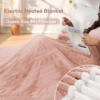 Heated Blanket Electric Blanket Queen Size 84''x90'' - Image 2