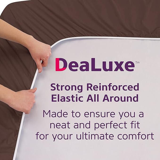 XL Twin Sheets Deep Pockets Fitted – Twin XL Fitted Sheets Only – 21” Fitted - Image 4