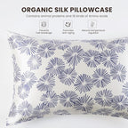 THXSILK Dandelion Style 6A+ Grade Mulberry Silk Pillowcase - Image 2