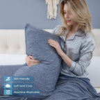 CHOSHOME Cooling Pillow Cases Zipper Pillow Covers Q-Max > 0.45 Zippered - Image 5