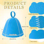 JaGely Sauna Hat for Men Women Sauna Hat Vaporarium Cap Russian Banya Cap for - Image 2