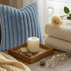 decorUhome Cozy Faux Fur Throw Pillow Covers 12x20 Set of 2 Decorative Soft - Image 9