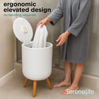 SereneLife Freestanding Towel Warmer Bucket – 18" Hot Towel Warmer - Image 7