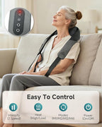 Snailax Cordless Neck Massager for Pain Relief Deep Tissue, Upgraded 4D Shiatsu - Image 5