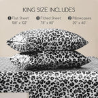 MR&HM Satin Sheets with Elastic Corner Straps, King Size Sheets Set - Image 7