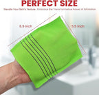 etreetowel Anti-Shrink Korean Asian Exfoliating Bath Washcloths Mitt Scrub - Image 6