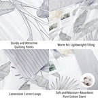 LEMIROE Botanical Cotton Comforter King Size - Image 5