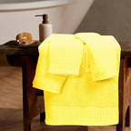 GLAMBURG Ultra Soft 3 Pack Cotton Towel Set, Contains a Bath Towel 28x55 inch - Image 3