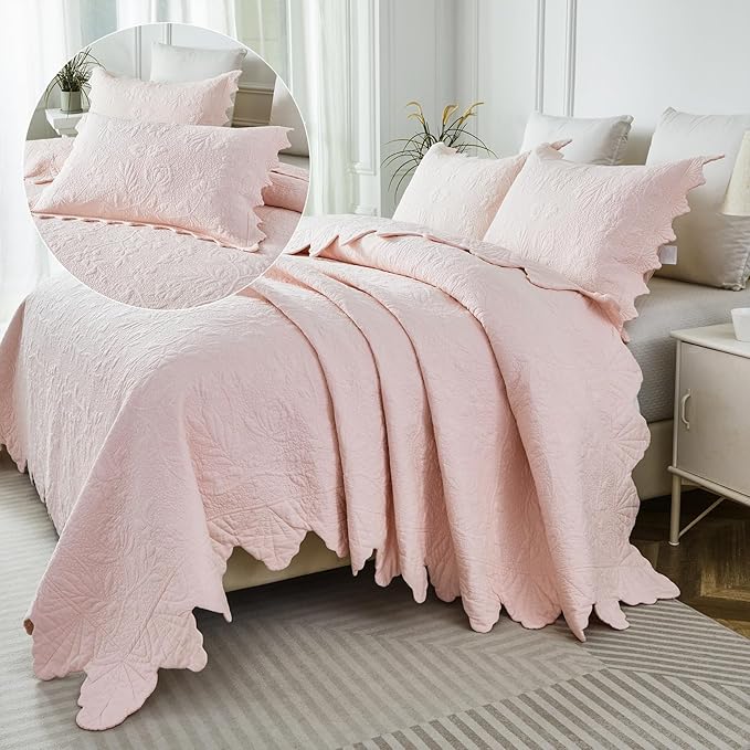 Brandream Luxury Cotton Quilt Set Queen Size - Image 5