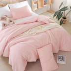 weigelia Pink Comforter Full Size Set – Soft All-Season Bedding - Image 3
