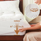PRIMESOFT 100% Waterproof Twin XL Size Mattress Topper, Thick Pillow Top - Image 6