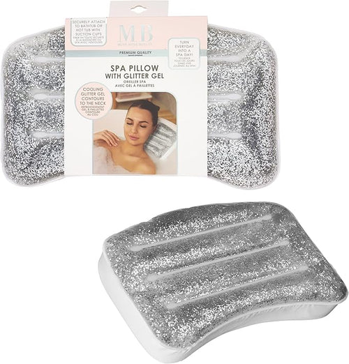 1pc Spa Pillow, Glitter Gel Cooling Bathtub Hot Tub Relaxation Cushion by Expressions