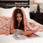 Electric Heated Blanket Throw Size 50" x 60" - Image 2