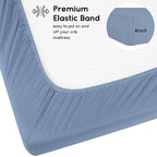 Yoofoss Baby Crib Sheets for Boys Girls, Fitted Crib Sheet 2 Pack for Standard - Image 3