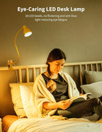BOHON Clip on Light, 10W 38 LED Desk Lamp - Image 6