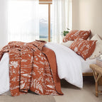 JANZAA Terracotta Bed Spread Boho Quilt - Image 6