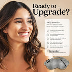TheSleepGuard Pure Silk Sleep Mask Light Blocking Travel Essentials. Eye Masks - Image 4