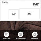 MOONQUEEN Ultra Soft Microfiber Coral Velvet Towel Set - Image 2