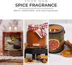 A Cheerful Giver — Orange Cinnamon Clove - 34oz Papa Scented Candle Jar - - Image 4