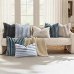 decorUhome Cozy Faux Fur Throw Pillow Covers 26x26 Set of 2 Decorative Soft - Image 5