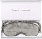 Silk Sleep Mask Light Blocking Luxury 100% Mulberry 19mm Silk Eye Mask Eye by YanserSelection