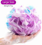 BTYMS 4 Pieces Shower Loofahs Exfoliating Sponge Body Scrubber 75g/pc Bath - Image 3