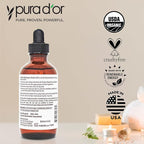 PURA D'OR 4 Oz Organic Castor Oil – Pure Cold-Pressed, Hexane-Free, USDA - Image 6