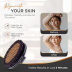 Copper Dry Brushing Body Brush for Lymphatic Drainage by HAPPY SOL - Image 5