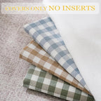 2 Pack Ruffle Throw Pillow Covers Farmhouse Off White Shabby Washed Cotton - Image 8