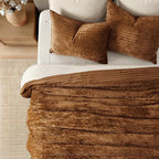 EVERGRACE Velvet Quilt Set California King 118'' x 106'', Luxurious Soft - Image 2