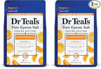 Dr Teal's Salt Soak with Pure Epsom Salt, Glow & Radiance with Vitamin C & by DrTeals