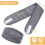 SINLAND Spa Headband for Women 3 Counts Ultra Soft Adjustable Makeup Hair Band - Image 6