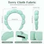 Ztomine Spa Headbands, Terry Cloth Headband Face Wash Headband Combo Pack - Image 6