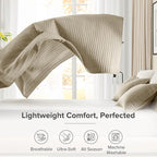 Comfort Spaces Queen Quilt Set Modern Reversible Plaid Coverlet Queen Bedding - Image 4
