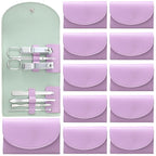 12 Set Manicure Set Bulk Mini Manicure Nail Clipper Kit 7 in 1 Stainless Steel by Lanties