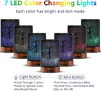 EQUSUPRO Essential Oil Diffuser 150ml Black Metal Aromatherapy Oil Diffuser - Image 2