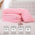 Smoofy Fluffy King Size Comforter Set 3 Pieces - Image 7