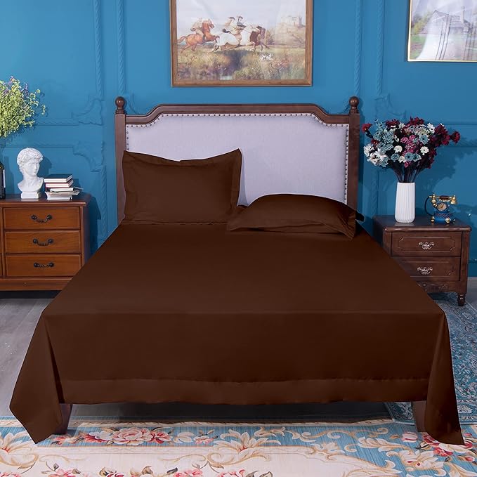 NTBAY California King Flat Sheet Only - Image 4