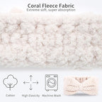 DOOBO 3 Pack Spa Headbands Microfiber Bowtie Headbands - Image 3