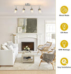 Baocuz 4-Light Kitchen Lighting Fixtures, Adjustable Multi-Directional Brushed - Image 4