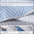 GOONE XL Queen Quilt Set 90"x96", Lightweight Spring & Summer Quilt Set - Image 7