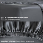DOZ Sheet Set, 100% Viscose derived from Bamboo, Organically Grown, Buttery Soft - Image 5