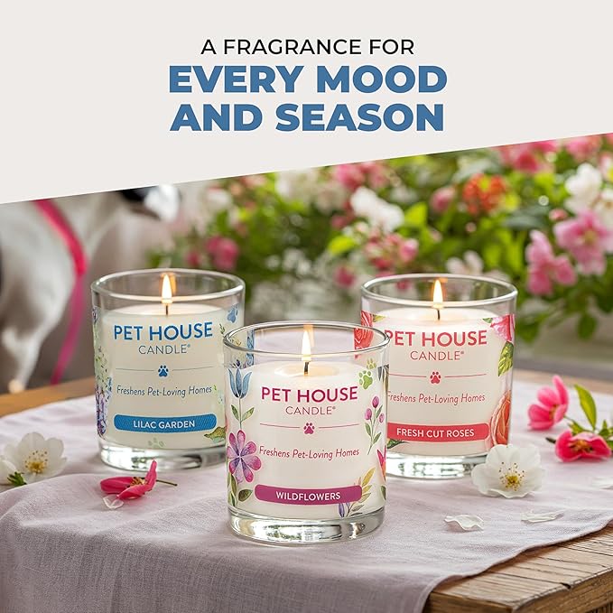 One Fur All Pet House Fall Candles, Long Lasting, Clean Burning, Soy Wax - Image 8