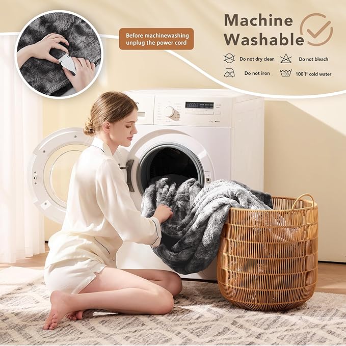 Homemate Electric Heated Blanket Twin Size - Image 7